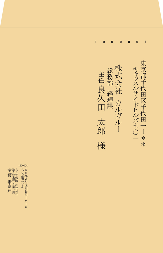 顧客らくだプロ6 印刷見本 顧客ソフト 顧客管理ソフト 宛名印刷 封筒 はがき 宛名ラベル 対応記録