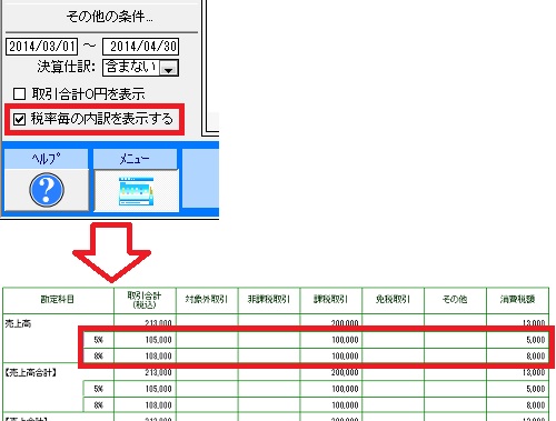 KB002383] 「平成26年4月8%消費税対応版」では何が変わりまし